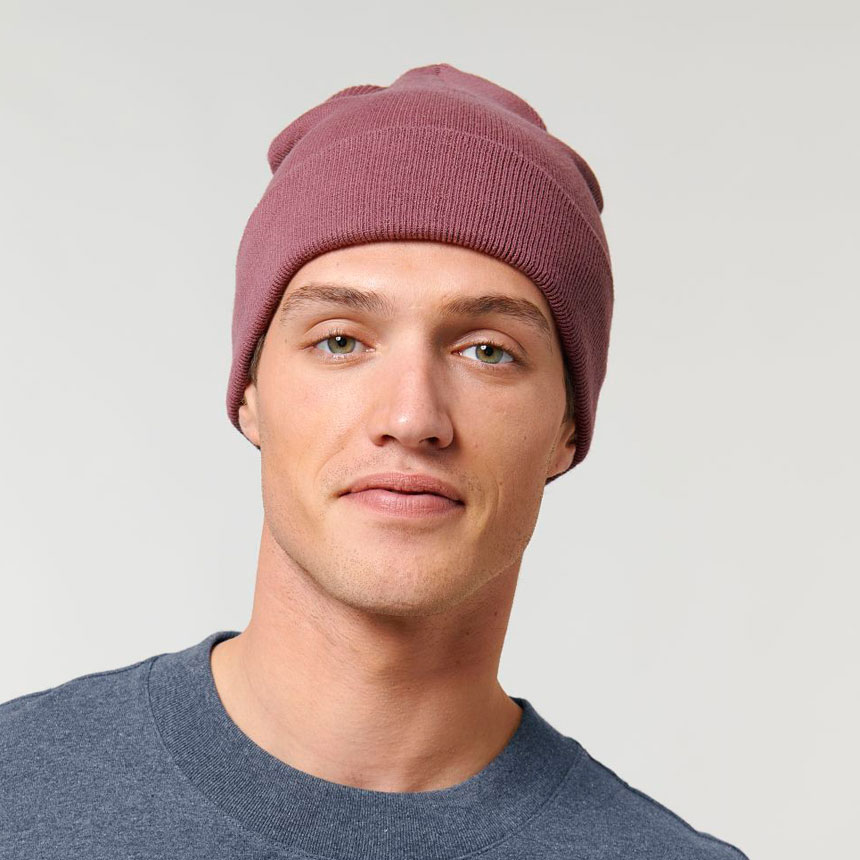 STAU772-Плетена Шапка Rib Beanie